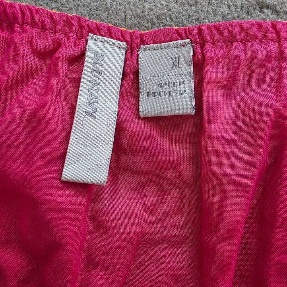 old navy floral dress orange, pink sz XL - Picture 5 of 7